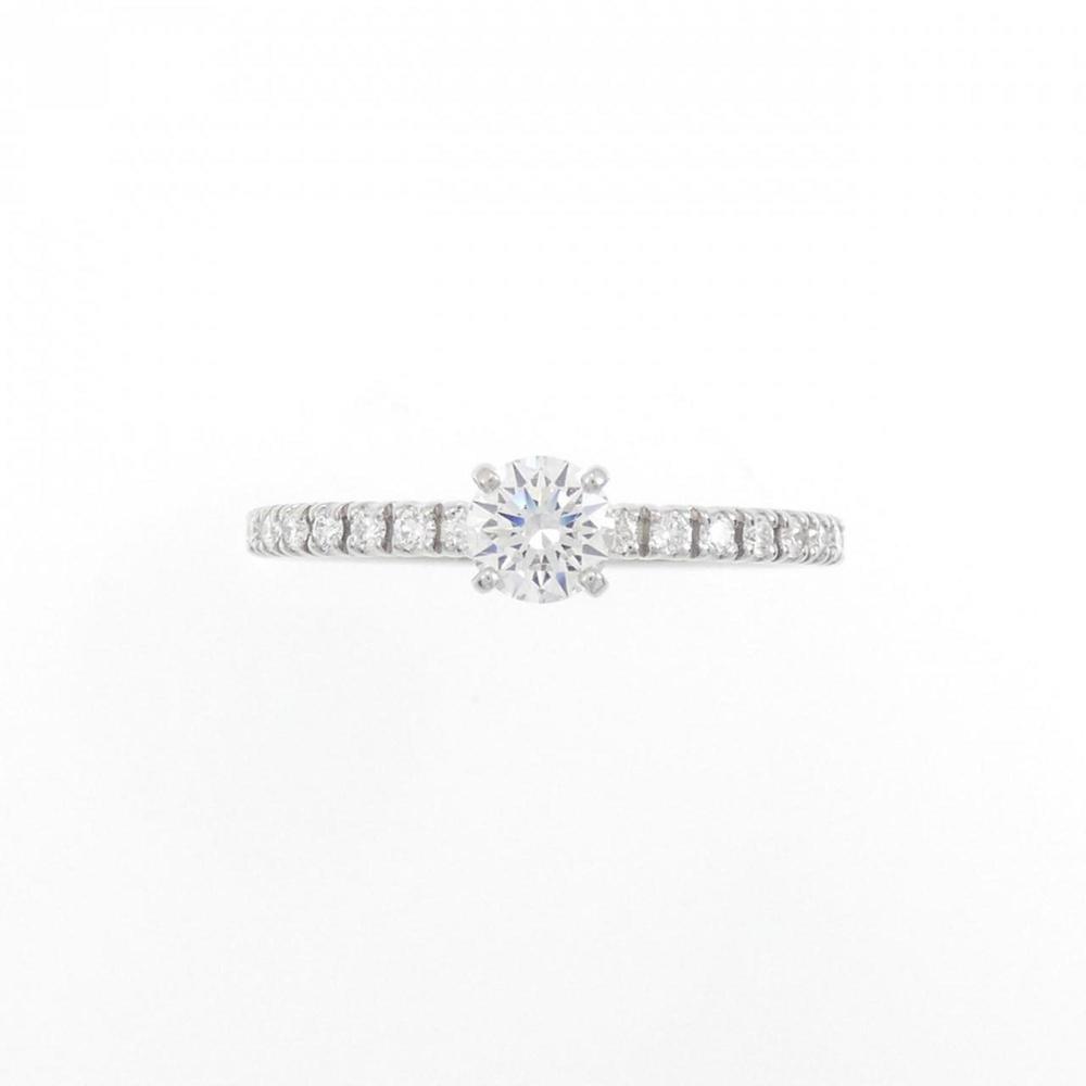 CARTIER Emerald-Cut Diamond Etincelle de Cartier Engagement Ring #45 Size: 3.25 - Picture 2 of 5